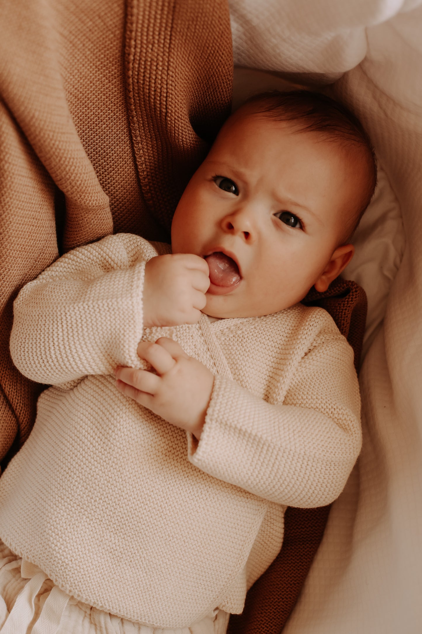 Cardigan en maille Milk